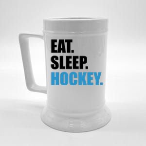 Eat Sleep Hockey Beer Stein