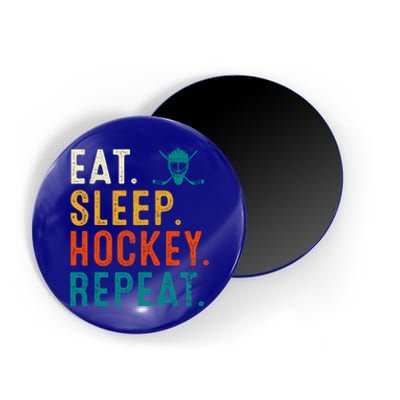 Eat Sleep Hockey Repeat Christmas For Teen Adult Hockey Gift Magnet