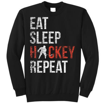 Eat Sleep Hockey Repeat Ice Hockey Sweatshirt