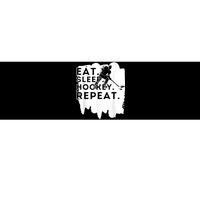 Eat Sleep Hockey Repeat Funny Ice Hockey Player Gift Bumper Sticker