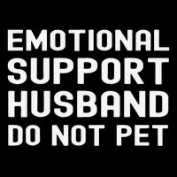 Emotional Support Husband Do Not Pet Funny For Him Wool Snapback Cap
