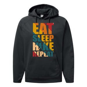 Eat Sleep Hike Repeat Performance Fleece Hoodie