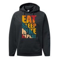 Eat Sleep Hike Repeat Performance Fleece Hoodie