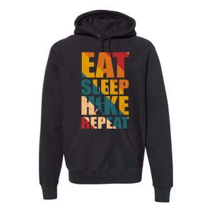 Eat Sleep Hike Repeat Premium Hoodie