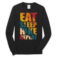 Eat Sleep Hike Repeat Tall Long Sleeve T-Shirt