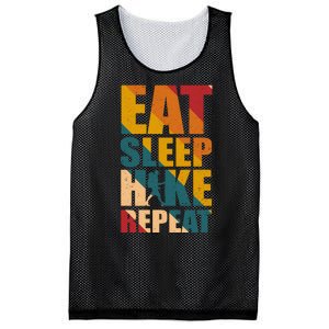 Eat Sleep Hike Repeat Mesh Reversible Basketball Jersey Tank