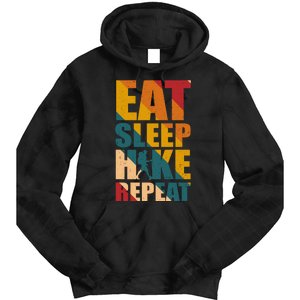 Eat Sleep Hike Repeat Tie Dye Hoodie