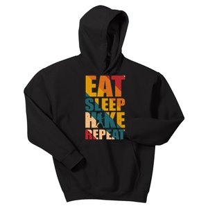 Eat Sleep Hike Repeat Kids Hoodie