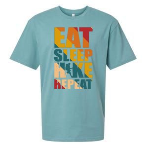 Eat Sleep Hike Repeat Sueded Cloud Jersey T-Shirt