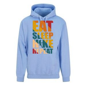 Eat Sleep Hike Repeat Unisex Surf Hoodie