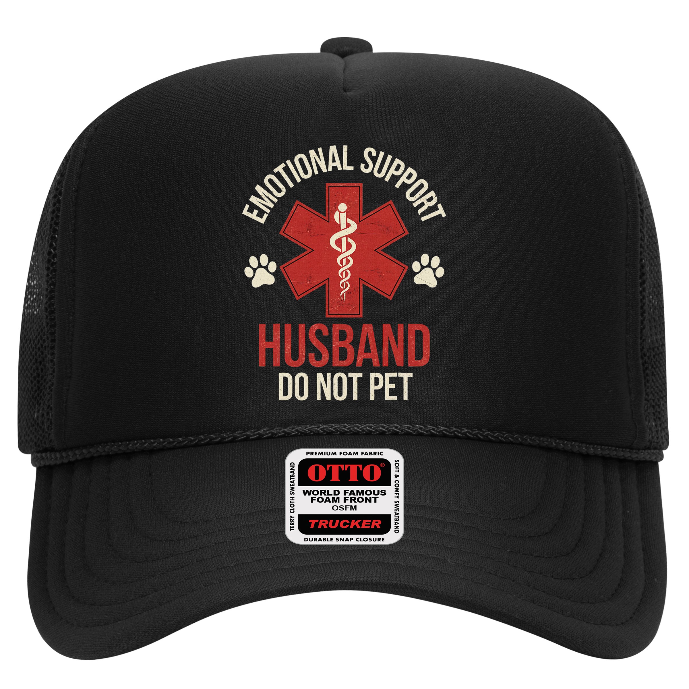 Emotional Support Husband Do Not Pet Funny Hat