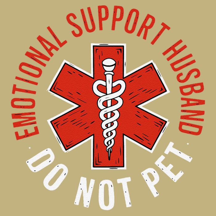 Emotional Support Husband Do Not Pet Funny Husband Magnet