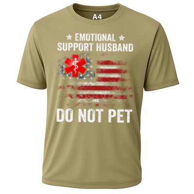 Emotional Support Husband Do Not Pet Marriage Humor Funny Performance Shirt