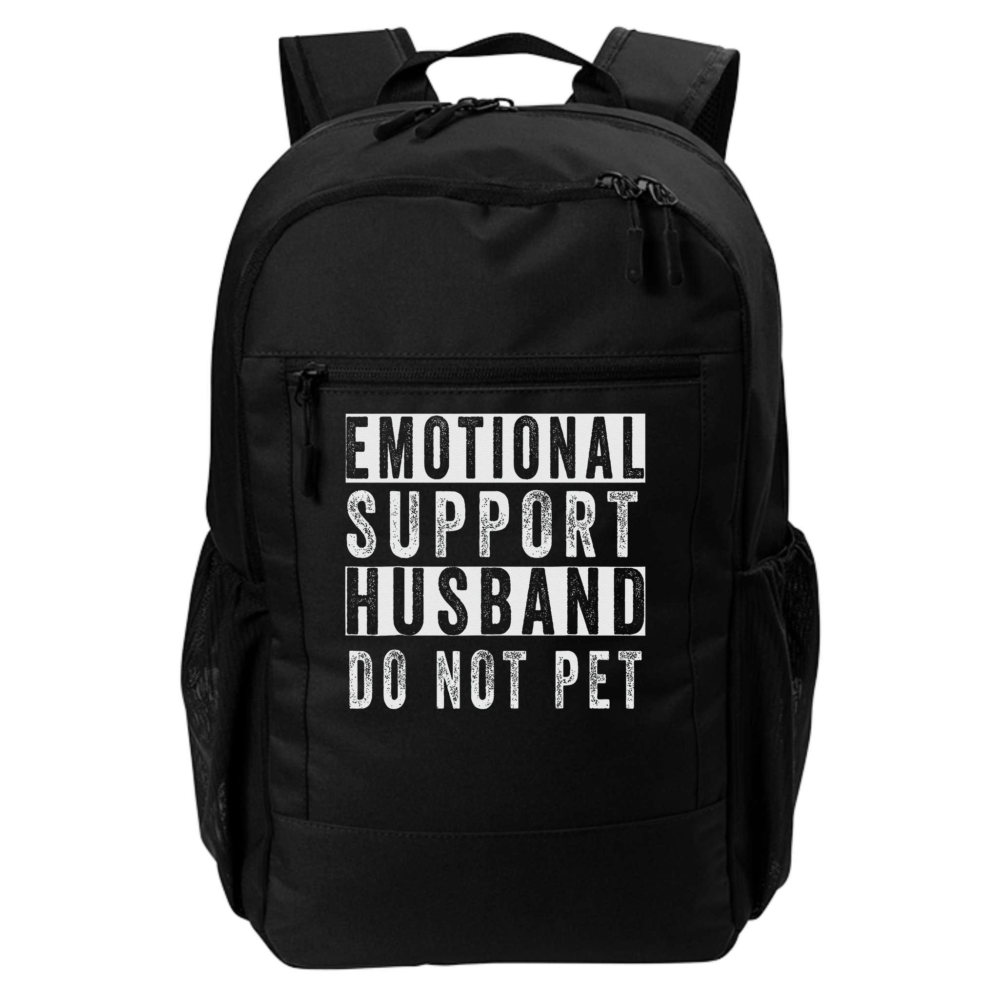 Emotional Support Husband Do Not Pet Backpack