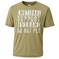 Emotional Support Husband Do Not Pet Cooling Performance Crew T-Shirt