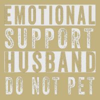 Emotional Support Husband Do Not Pet Cooling Performance Crew T-Shirt