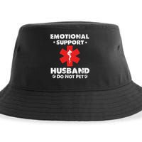 Emotional Support Husband Do Not Pet Sustainable Bucket Hat