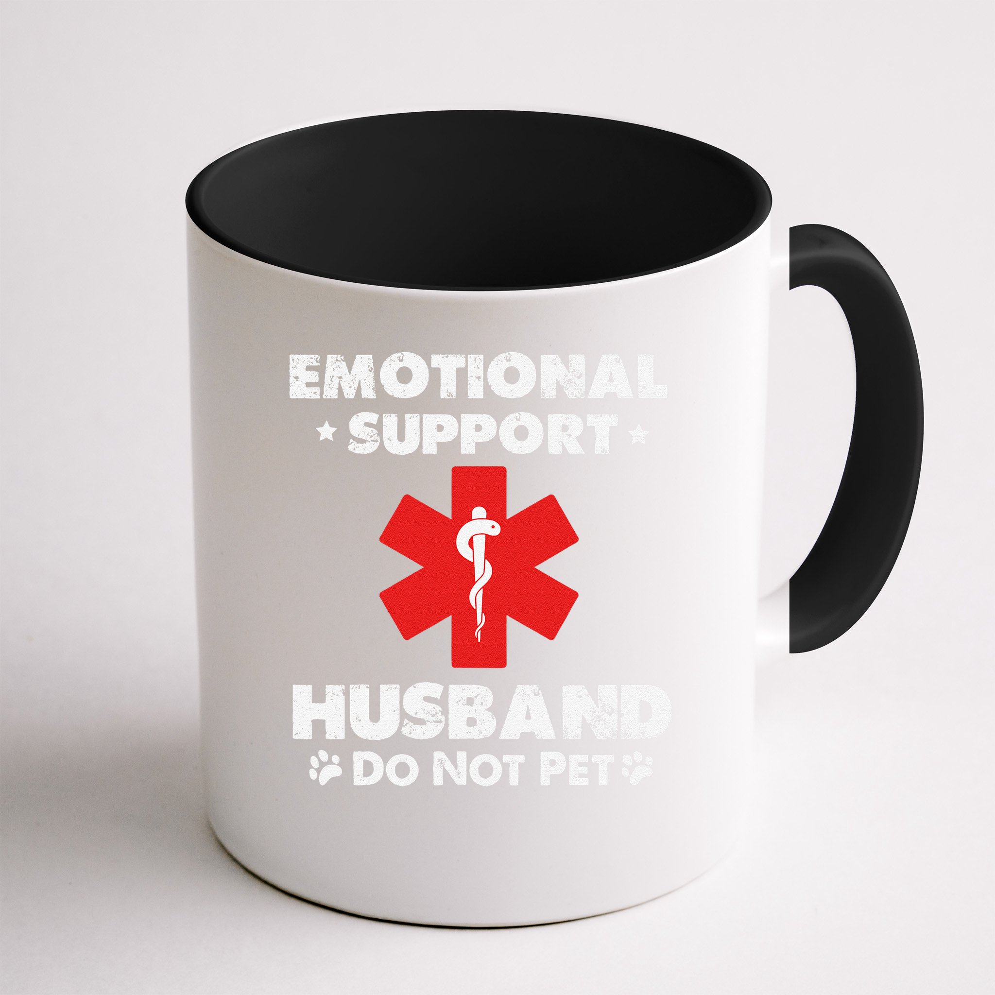 Emotional Support Husband Do Not Pet Mug