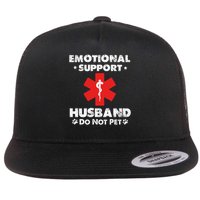 Emotional Support Husband Do Not Pet Flatbill Hat