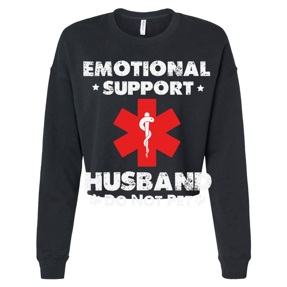 Emotional Support Husband Do Not Pet Golf Towel