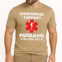 Emotional Support Husband Do Not Pet Cooling Performance Crew T-Shirt