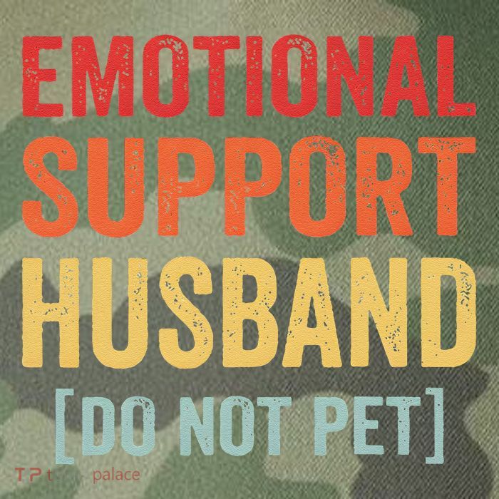 Emotional Support Husband Do Not Pet Legacy Tie Dye Trucker Hat