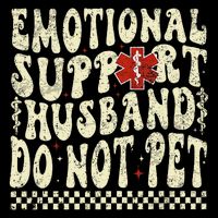 Emotional Support Husband Do Not Pet Impact Tech Backpack