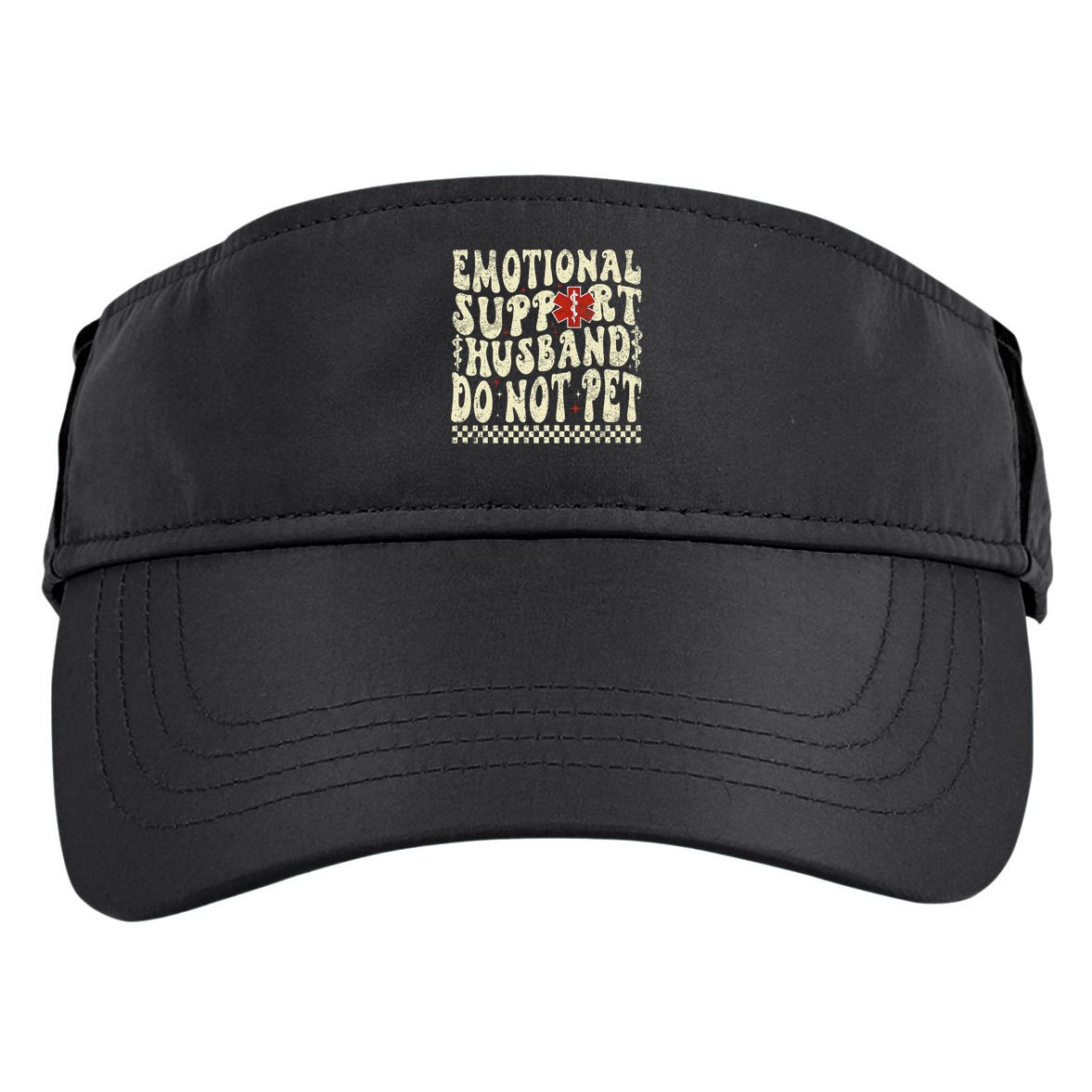 Emotional Support Husband Do Not Pet Adult Drive Performance Visor