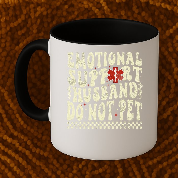 Emotional Support Husband Do Not Pet Mug
