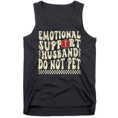 Emotional Support Husband Do Not Pet Tank Top