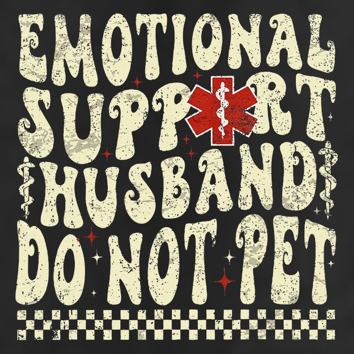 Emotional Support Husband Do Not Pet Golf Towel