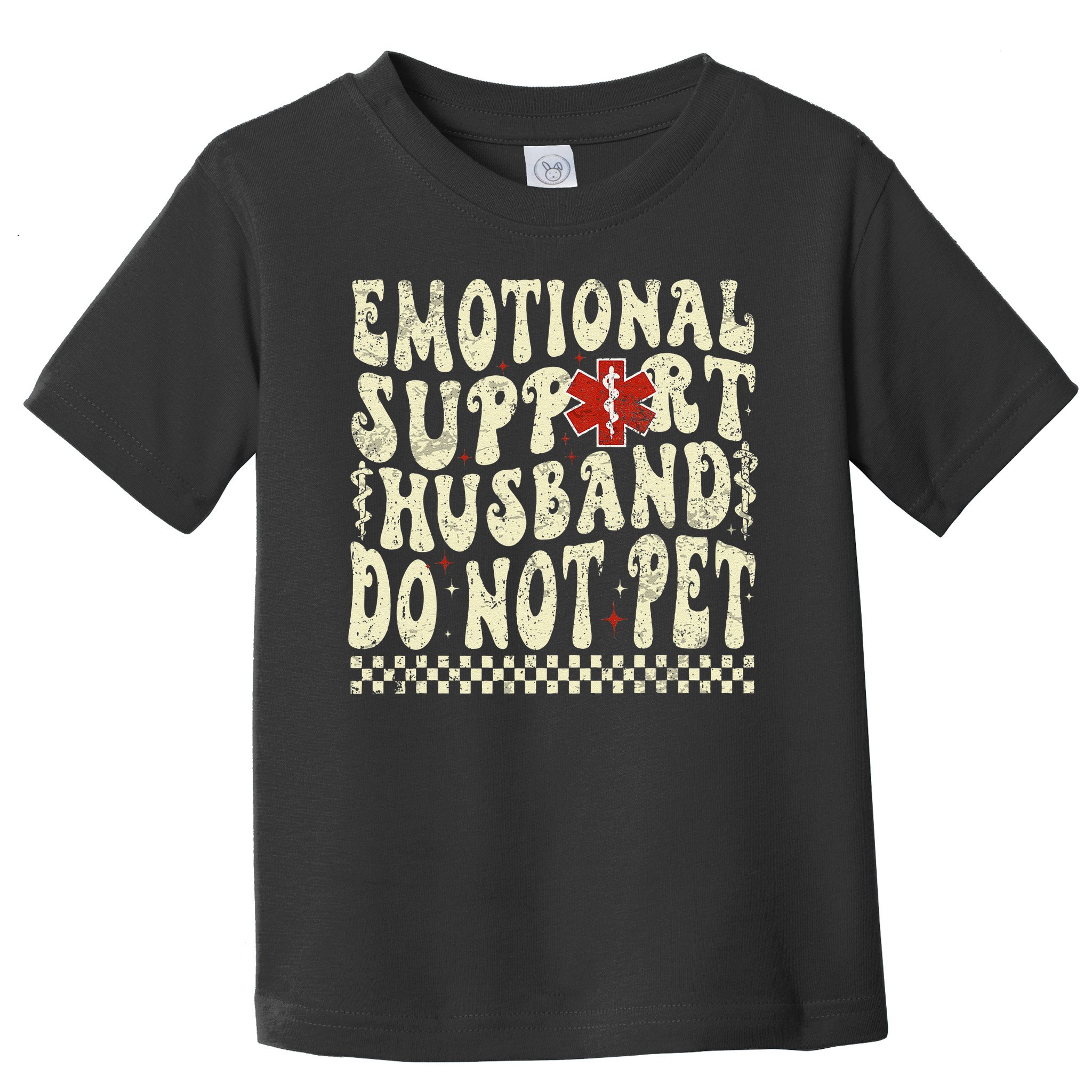 Emotional Support Husband Do Not Pet Toddler T-Shirt