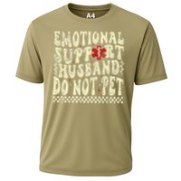 Emotional Support Husband Do Not Pet Cooling Performance Crew T-Shirt