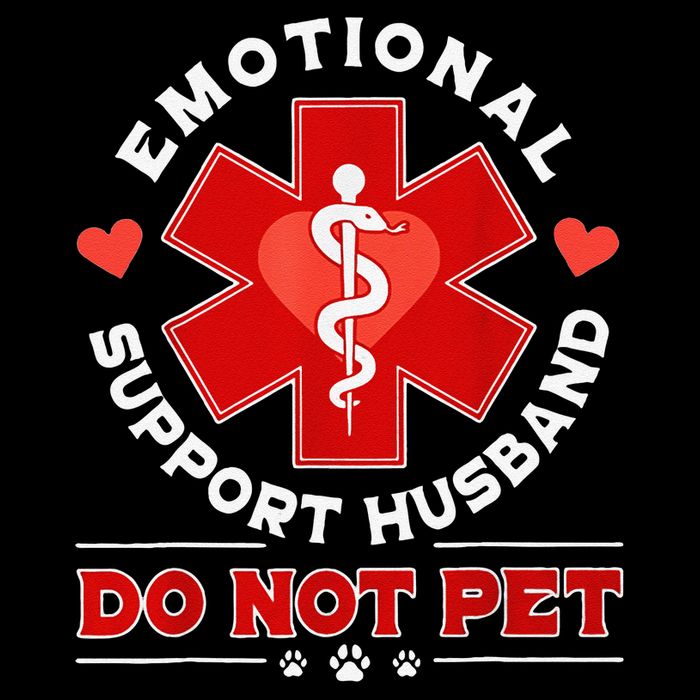 Emotional Support Husband Do Not Pet Apron