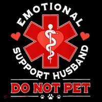 Emotional Support Husband Do Not Pet 7-Panel Snapback Hat