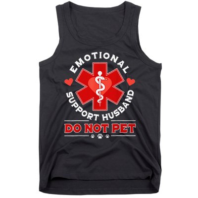 Emotional Support Husband Do Not Pet Tank Top