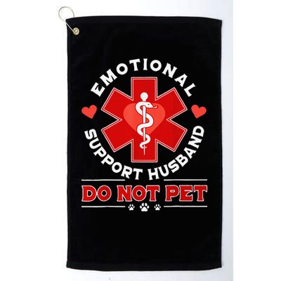 Emotional Support Husband Do Not Pet Golf Towel