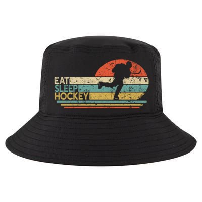 Eat Sleep Hockey Player And Fan Gift Cool Comfort Performance Bucket Hat