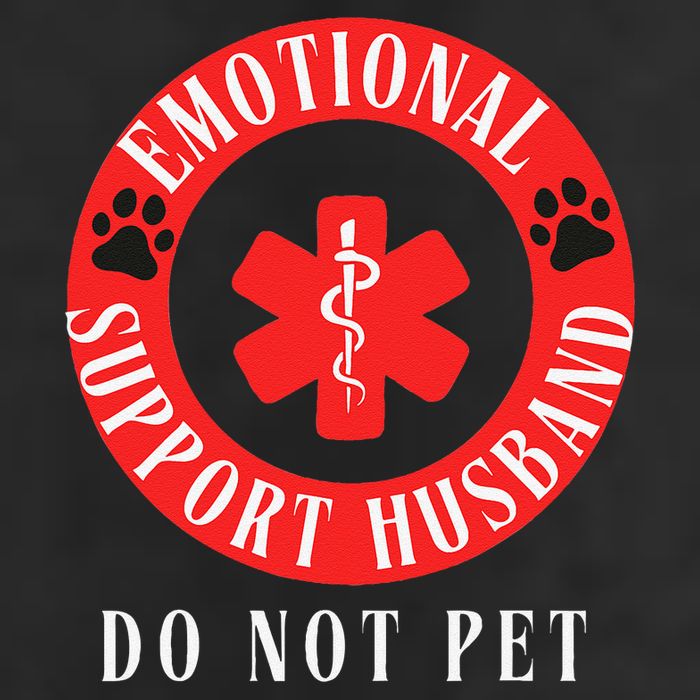 Emotional Support Husband Do Not Pet Cool Comfort Performance Bucket Hat