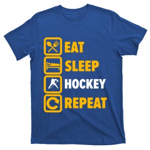 Eat Sleep Hockey Repeat Hockey Player Great Gift T-Shirt