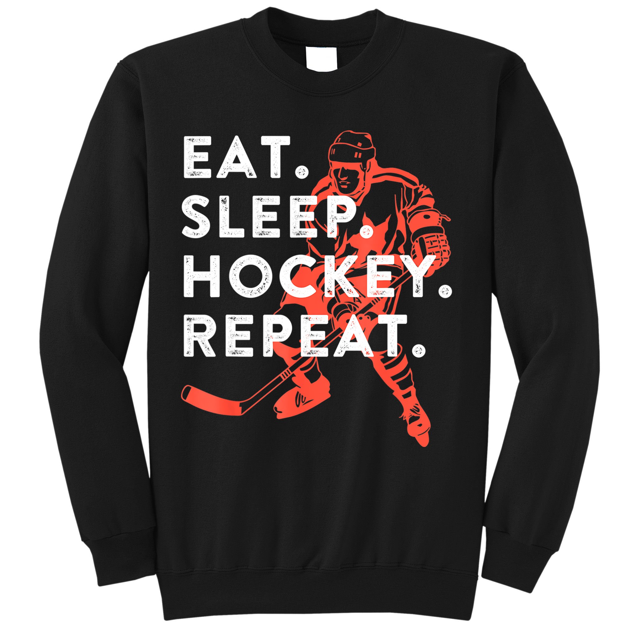 Eat Sleep Hockey Repeat Gift Sweatshirt