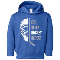 Eat Sleep Hockey Repeat Christmas For N Adult Hockey Gift Toddler Hoodie