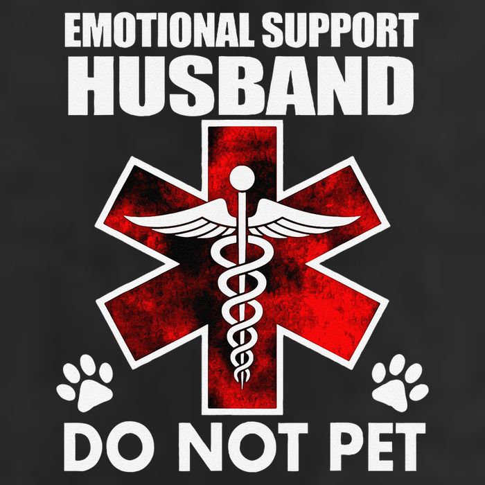 Emotional Support Husband Do Not Pet Cool Comfort Performance Bucket Hat