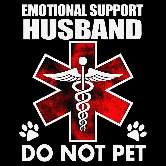 Emotional Support Husband Do Not Pet Flatbill Hat