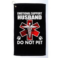Emotional Support Husband Do Not Pet Golf Towel