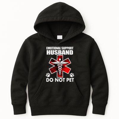 Emotional Support Husband Do Not Pet Kids Hoodie