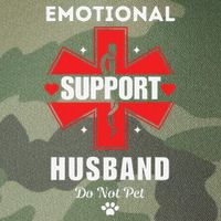 Emotional Support Husband Do Not Pet Legacy Tie Dye Trucker Hat