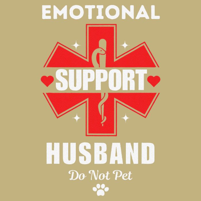 Emotional Support Husband Do Not Pet Performance Shirt
