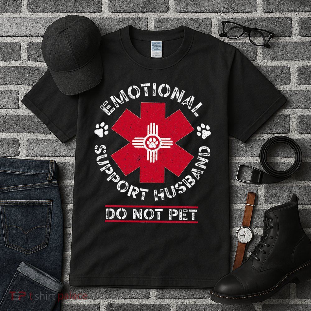 Emotional Support Husband Do Not Pet Tall T-Shirt