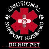 Emotional Support Husband Do Not Pet Tall T-Shirt